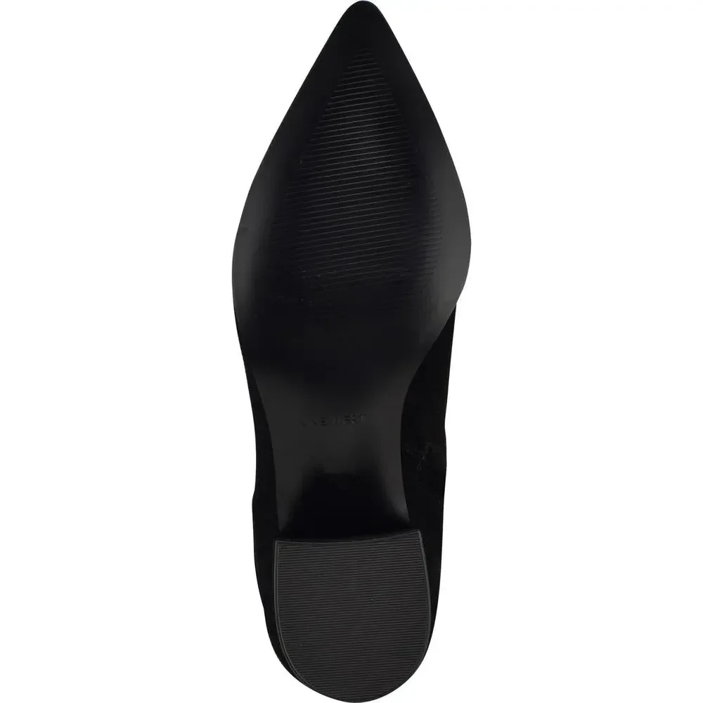 Nine West Women's Morgin Black Leather Boots Size 6 WC MSRP $249